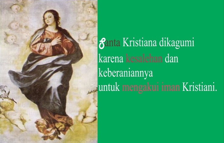 ST. KRISTIANA - PENGAKU IMAN -